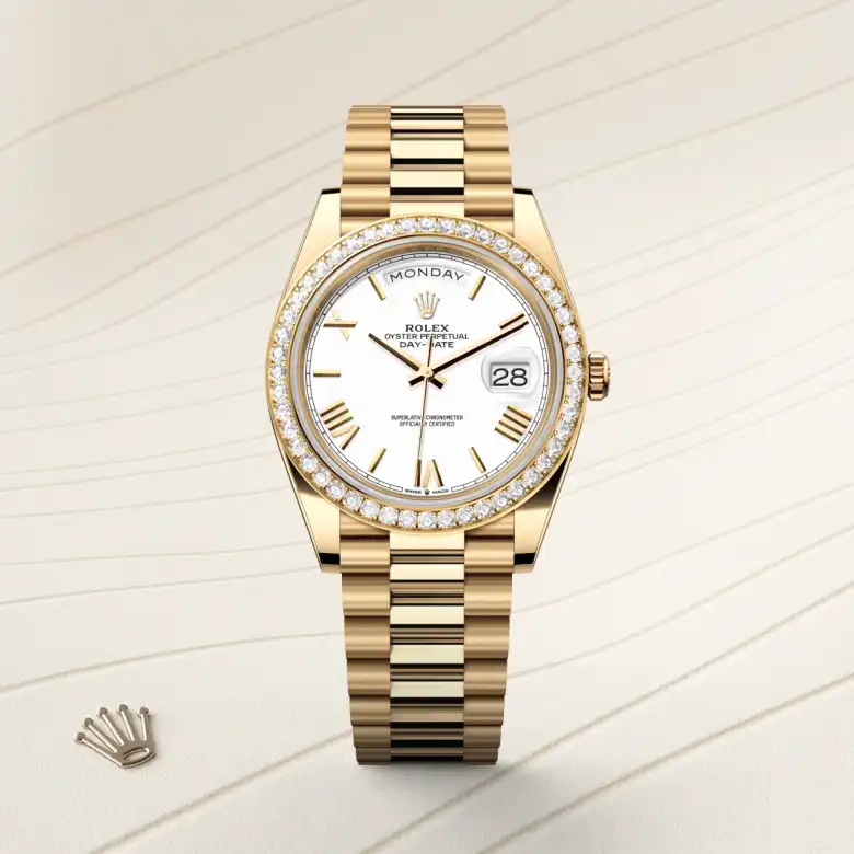 Rolex Day-Date 40腕錶18K黃金款，M228348RBR-0034 - 永新鐘錶