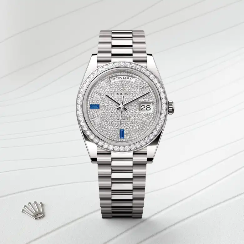 Rolex Day-Date 40腕錶18K白色黃金款,M228349RBR-0036 - 永新鐘錶