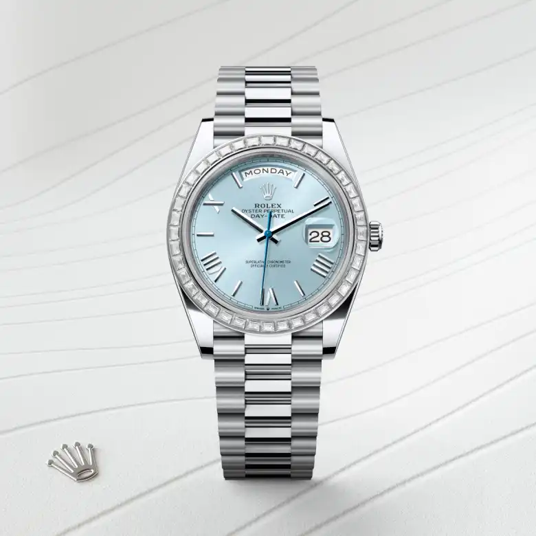 Rolex Day-Date 40腕錶鉑金款，M228396TBR-0030 - 永新鐘錶