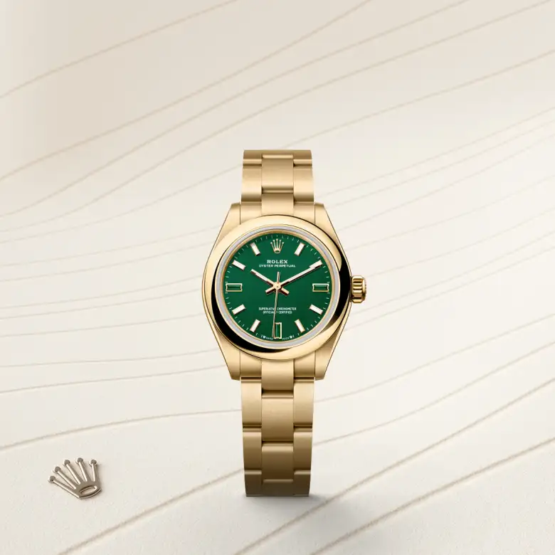 Rolex Oyster Perpetual 28腕錶18K黃金款,M276208-0002 - 永新鐘錶