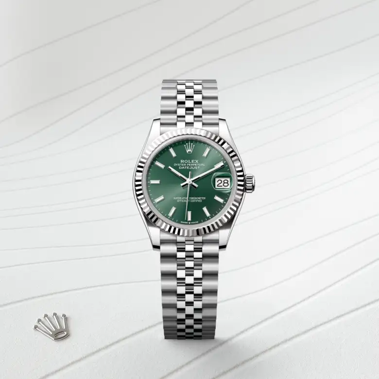 Rolex Datejust 31腕錶白色黃金鋼（蠔式鋼與白色黃金的組合）款，M278274-0018 - 永新鐘錶