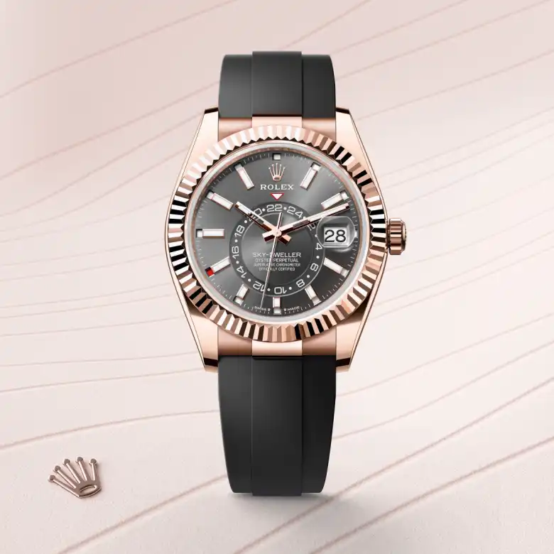 Rolex Sky-Dweller腕錶18K永恒玫瑰金款,M336235-0004 - 永新鐘錶