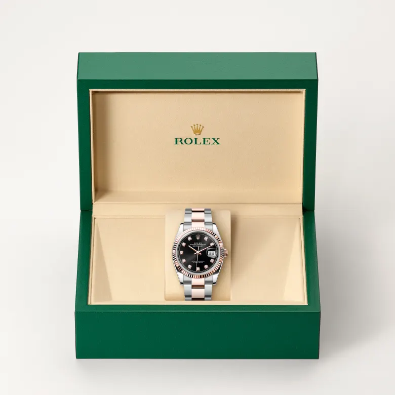 Rolex Datejust 36腕錶永恒玫瑰金鋼（蠔式鋼與永恒玫瑰金的組合）款，M126231-0020 - 永新鐘錶