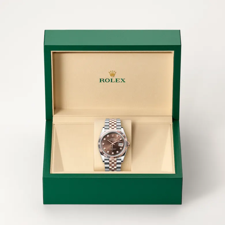 Rolex Datejust 36腕錶永恒玫瑰金鋼(蠔式鋼與永恒玫瑰金的組合)款,M126231-0053 - 永新鐘錶
