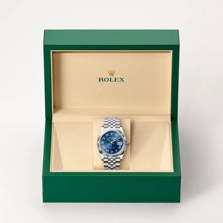 Rolex Datejust 36腕錶白色黃金鋼(蠔式鋼與白色黃金的組合)款,M126234-0069 - 永新鐘錶