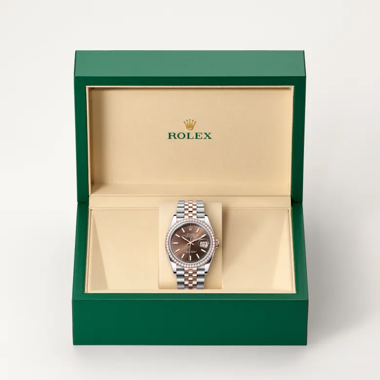 Rolex Datejust 36腕錶永恒玫瑰金鋼(蠔式鋼與永恒玫瑰金的組合)款,M126281RBR-0031 - 永新鐘錶