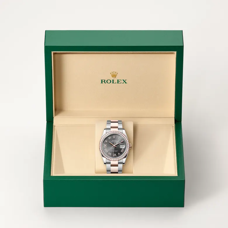 Rolex Datejust 36腕錶永恒玫瑰金鋼(蠔式鋼與永恒玫瑰金的組合)款,M126281RBR-0036 - 永新鐘錶