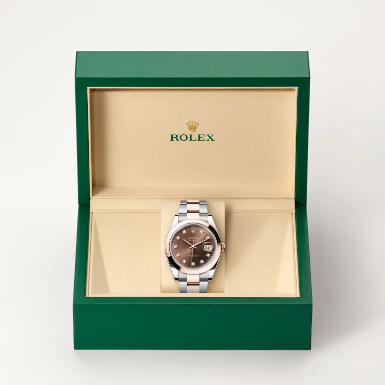 Rolex Datejust 41腕錶永恒玫瑰金鋼(蠔式鋼與永恒玫瑰金的組合)款,M126301-0003 - 永新鐘錶