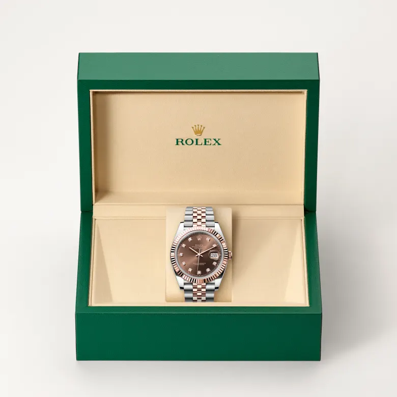 Rolex Datejust 41腕錶永恒玫瑰金鋼(蠔式鋼與永恒玫瑰金的組合)款,M126331-0004 - 永新鐘錶