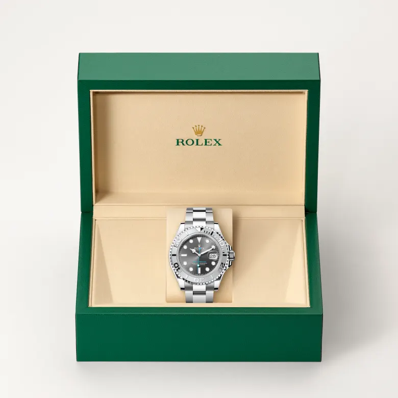 Rolex Yacht-Master 40腕錶鉑金鋼（蠔式鋼與鉑金的組合）款，M126622-0001 - 永新鐘錶