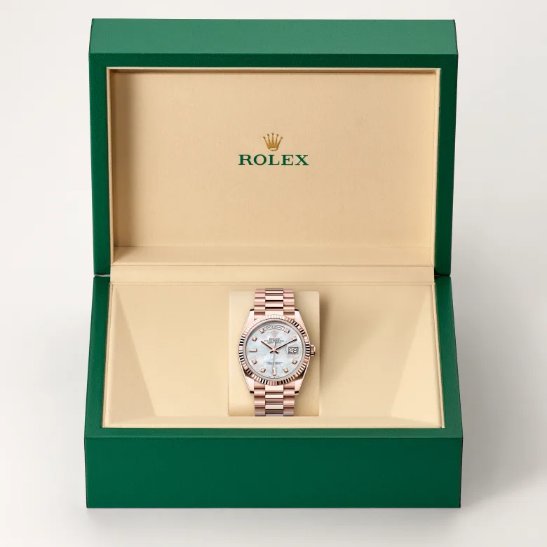 Rolex Day-Date 36腕錶18K永恒玫瑰金款,M128235-0029 - 永新鐘錶