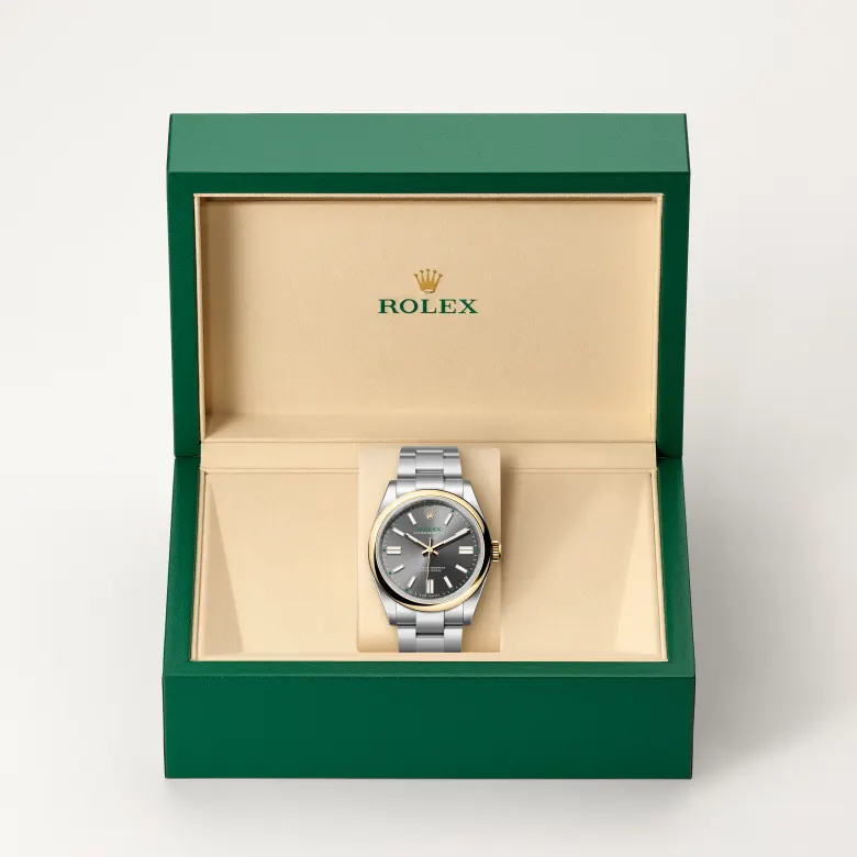 Rolex Oyster Perpetual 41腕錶黃金鋼(蠔式鋼與黃金的組合)款,M134303-0001 - 永新鐘錶
