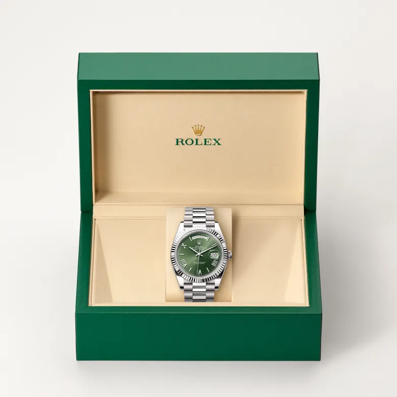 Rolex Day-Date 40腕錶18K白色黃金款,M228239-0033 - 永新鐘錶