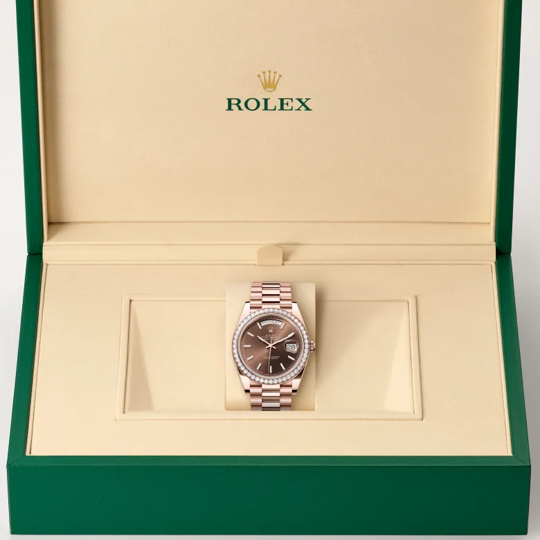 Rolex Day-Date 40腕錶18K永恒玫瑰金款，M228345RBR-0024 - 永新鐘錶