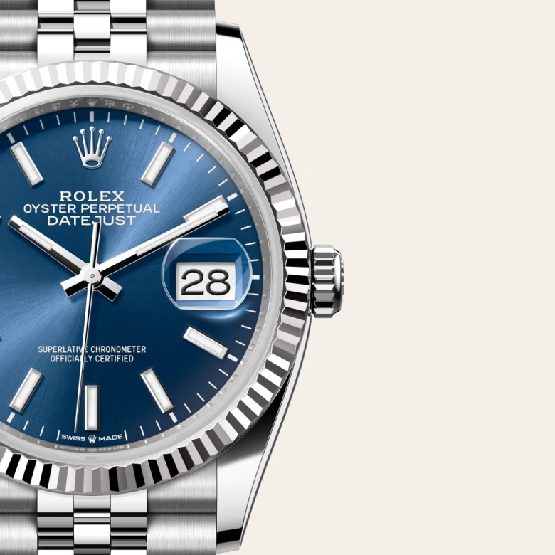 Rolex Datejust 36腕錶白色黃金鋼(蠔式鋼與白色黃金的組合)款,M126234-0017 - 永新鐘錶