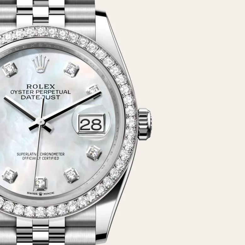 Rolex Datejust 36腕錶白色黃金鋼（蠔式鋼與白色黃金的組合）款，M126284RBR-0011 - 永新鐘錶