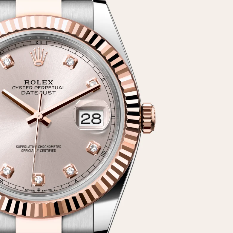 Rolex Datejust 41腕錶永恒玫瑰金鋼(蠔式鋼與永恒玫瑰金的組合)款,M126331-0007 - 永新鐘錶
