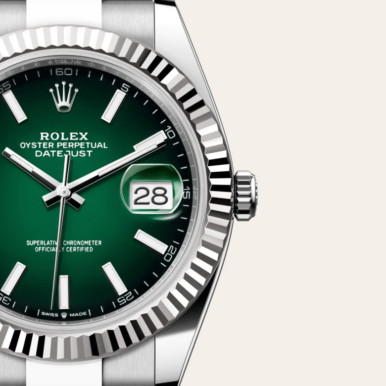 Rolex Datejust 41腕錶白色黃金鋼(蠔式鋼與白色黃金的組合)款,M126334-0033 - 永新鐘錶
