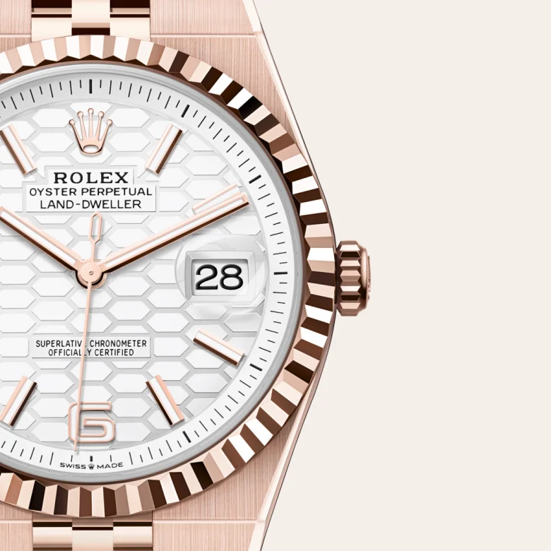 Rolex Land-Dweller 40腕錶18K永恒玫瑰金款，M127335-0001 - 永新鐘錶