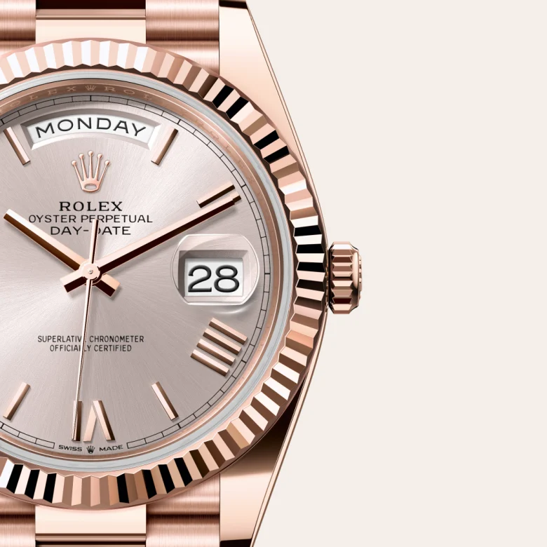 Rolex Day-Date 40腕錶18K永恒玫瑰金款，M228235-0001 - 永新鐘錶