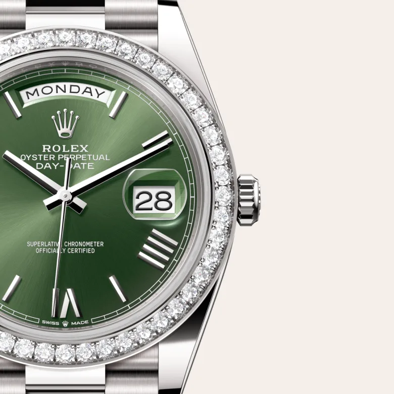 Rolex Day-Date 40腕錶18K白色黃金款,M228349RBR-0030 - 永新鐘錶