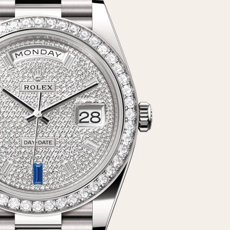 Rolex Day-Date 40腕錶18K白色黃金款,M228349RBR-0036 - 永新鐘錶