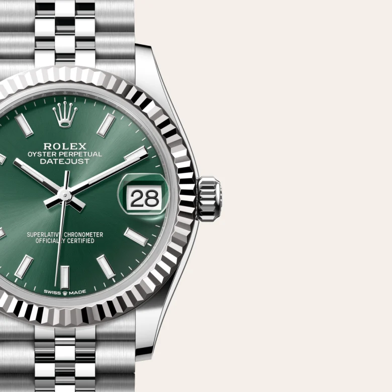Rolex Datejust 31腕錶白色黃金鋼（蠔式鋼與白色黃金的組合）款，M278274-0018 - 永新鐘錶