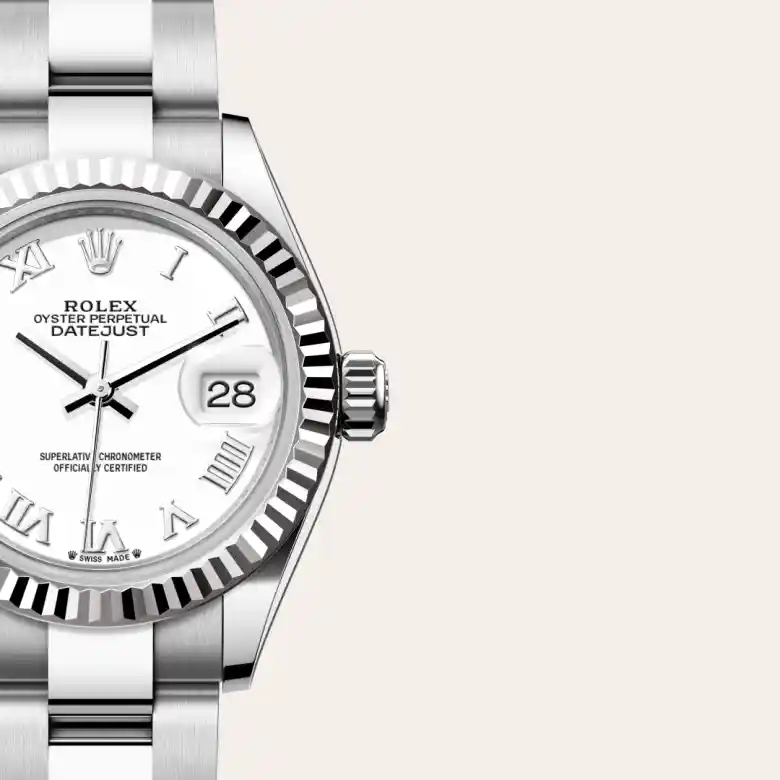 Rolex Lady-Datejust腕錶白色黃金鋼(蠔式鋼與白色黃金的組合)款,M279174-0020 - 永新鐘錶
