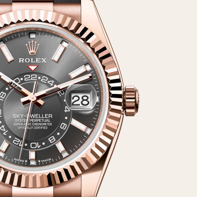 Rolex Sky-Dweller腕錶18K永恒玫瑰金款,M336235-0004 - 永新鐘錶