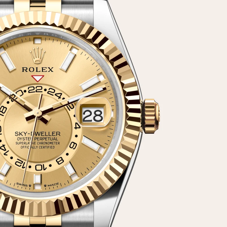 Rolex Sky-Dweller腕錶黃金鋼(蠔式鋼與黃金的組合)款,M336933-0002 - 永新鐘錶
