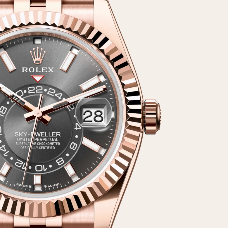 Rolex Sky-Dweller腕錶18K永恒玫瑰金款，M336935-0008 - 永新鐘錶
