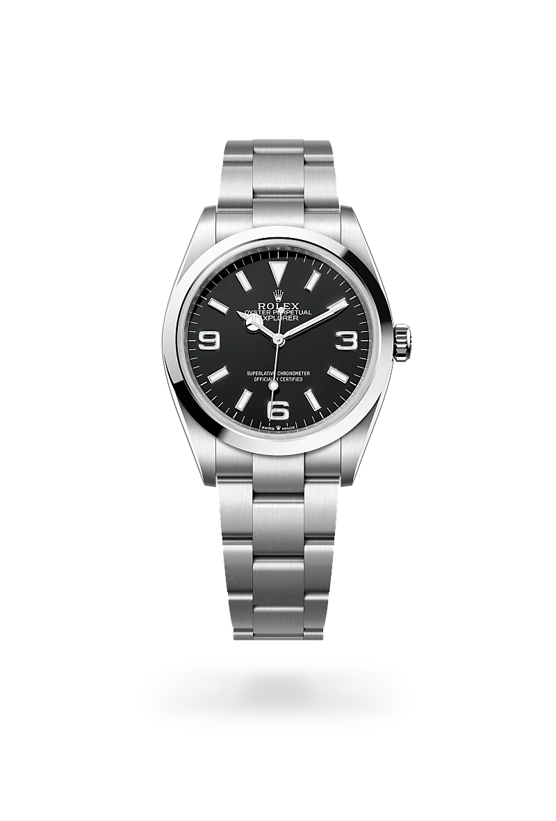 Rolex Explorer 36 腕錶 蠔式，36毫米，蠔式鋼，M124270-0001 - 永新鐘錶