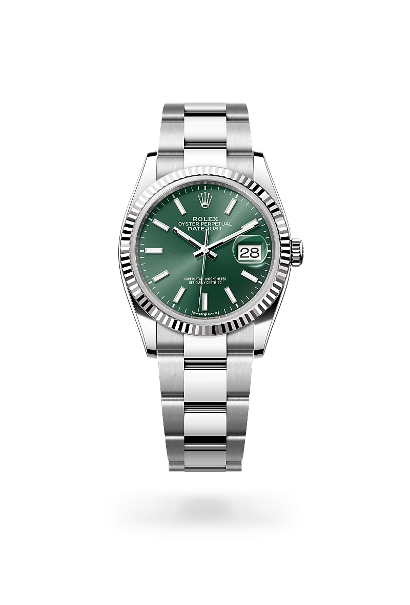 Rolex Datejust 36腕錶白色黃金鋼（蠔式鋼與白色黃金的組合）款，M126234-0052 - 永新鐘錶