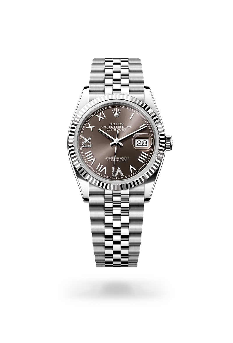 Rolex Datejust 36腕錶白色黃金鋼（蠔式鋼與白色黃金的組合）款，M126234-0071 - 永新鐘錶