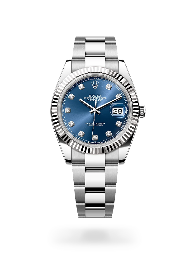 Rolex Datejust 41腕錶白色黃金鋼（蠔式鋼與白色黃金的組合）款，M126334-0015 - 永新鐘錶