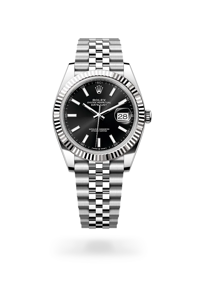 Rolex Datejust 41腕錶白色黃金鋼（蠔式鋼與白色黃金的組合）款，M126334-0018 - 永新鐘錶
