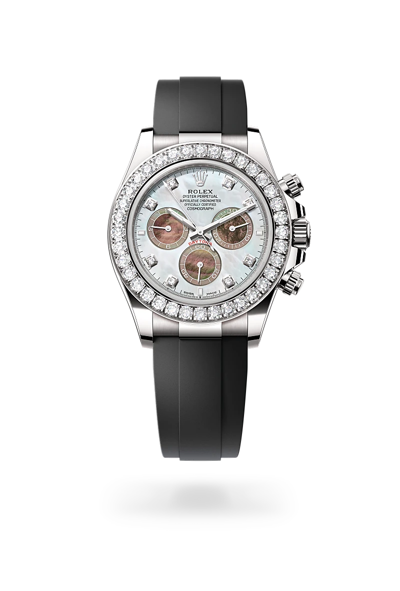Rolex Cosmograph Daytona 腕錶 蠔式，40毫米，鑽石及白色黃金，M126589RBR-0001 - 永新鐘錶