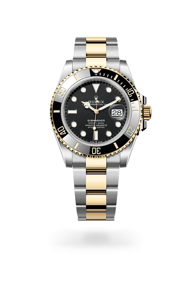 Rolex Submariner Date腕錶黃金鋼（蠔式鋼與黃金的組合）款，M126613LN-0002 - 永新鐘錶