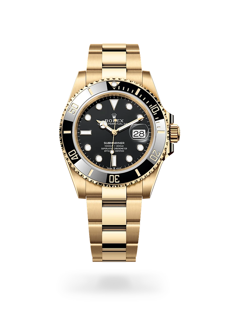 Rolex Submariner Date 腕錶 蠔式，41毫米，黃金，M126618LN-0002 - 永新鐘錶