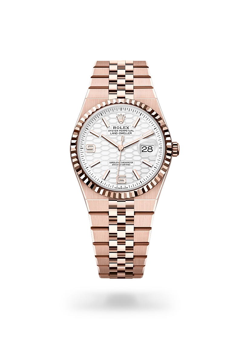 Rolex Land-Dweller 36腕錶18K永恒玫瑰金款，M127235-0001 - 永新鐘錶