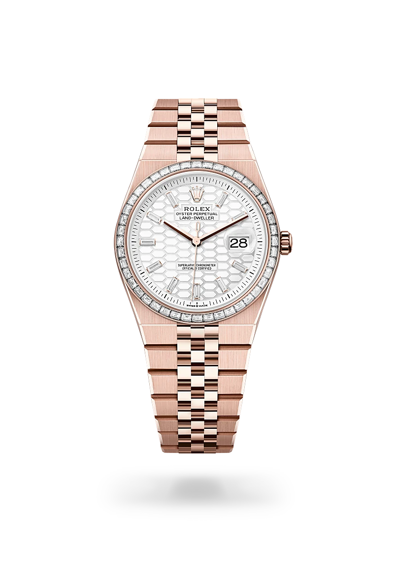 Rolex Land-Dweller 36腕錶18K永恒玫瑰金款，M127285TBR-0002 - 永新鐘錶