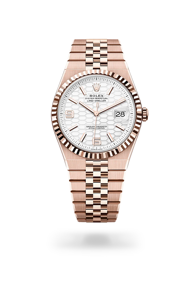 Rolex Land-Dweller 40 腕錶 蠔式，40毫米，永恒玫瑰金，M127335-0001 - 永新鐘錶