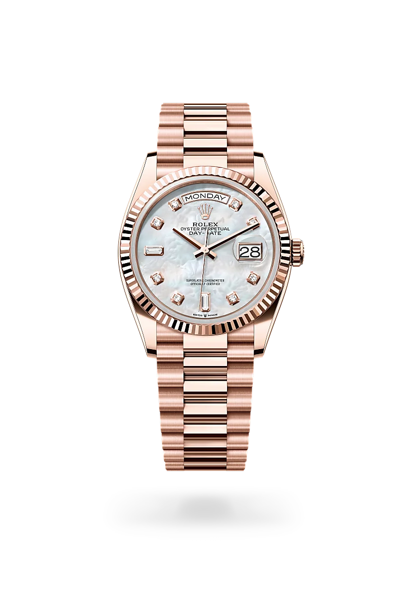 Rolex Day-Date 36腕錶18K永恒玫瑰金款，M128235-0029 - 永新鐘錶