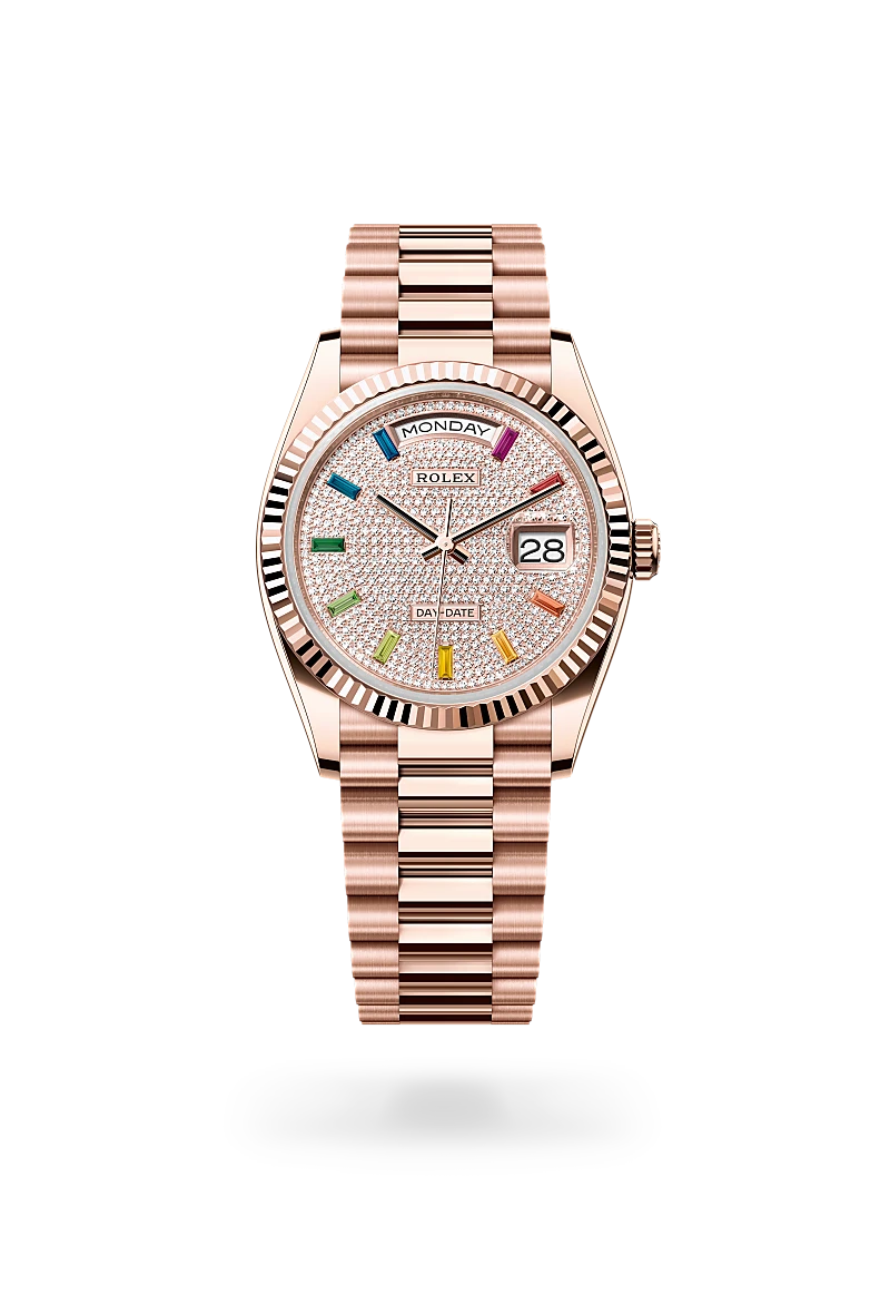 Rolex Day-Date 36腕錶18K永恒玫瑰金款，M128235-0039 - 永新鐘錶