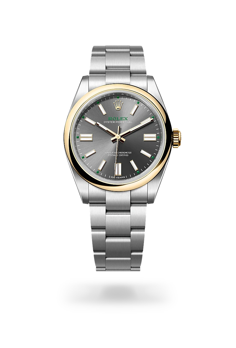 Rolex Oyster Perpetual 41腕錶黃金鋼（蠔式鋼與黃金的組合）款，M134303-0001 - 永新鐘錶