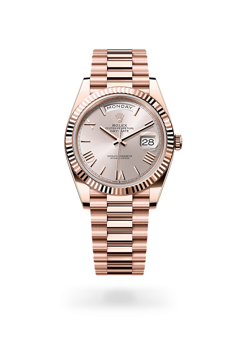 Rolex Day-Date 40腕錶18K永恒玫瑰金款，M228235-0001 - 永新鐘錶