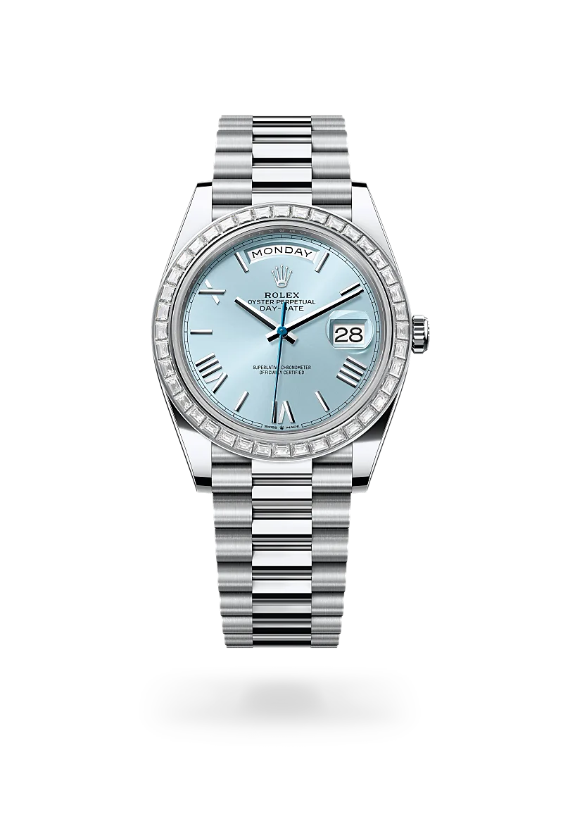 Rolex Day-Date 40腕錶鉑金款，M228396TBR-0030 - 永新鐘錶