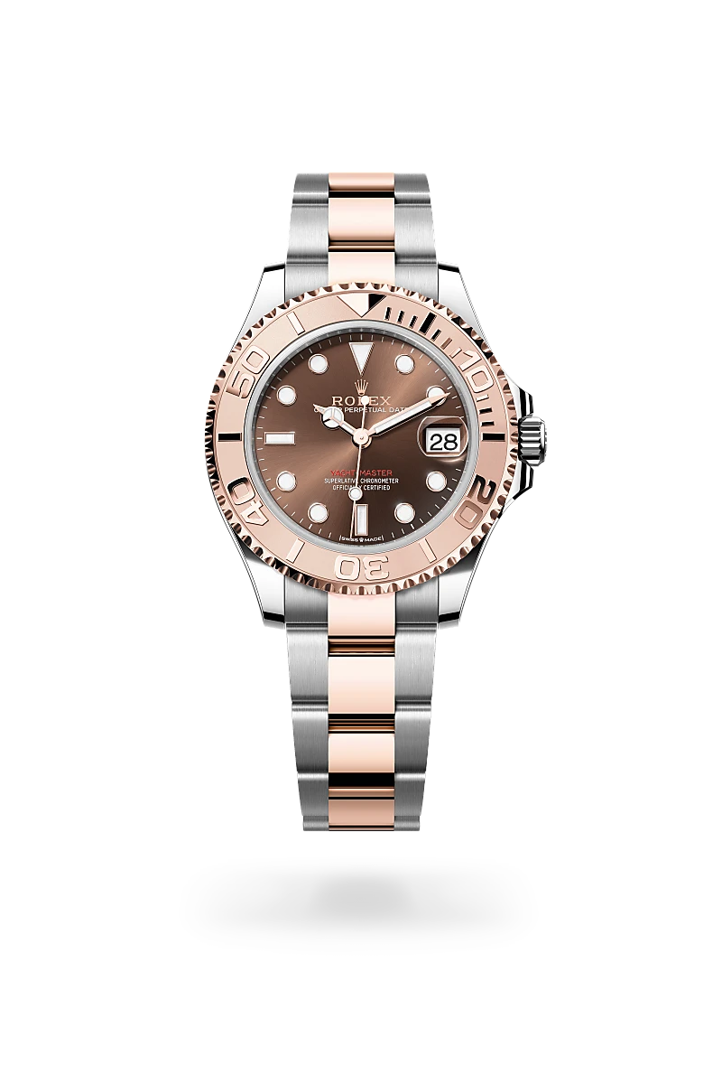 Rolex Yacht-Master 37 腕錶 蠔式，37毫米，永恒玫瑰金及蠔式鋼，M268621-0003 - 永新鐘錶