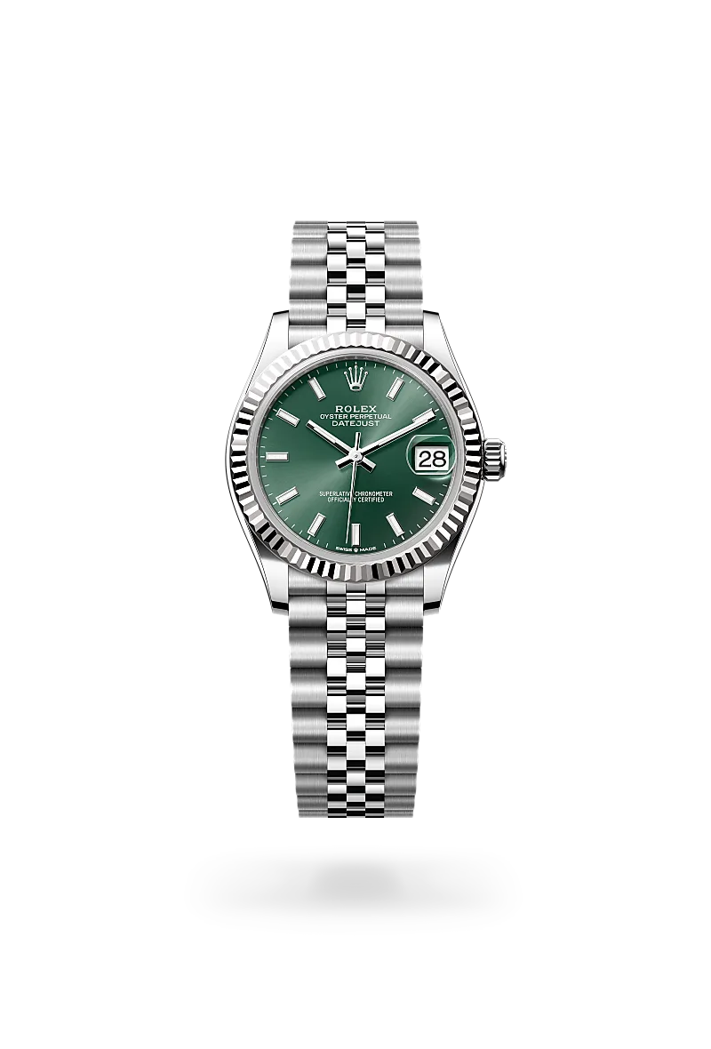 Rolex Datejust 31腕錶白色黃金鋼（蠔式鋼與白色黃金的組合）款，M278274-0018 - 永新鐘錶