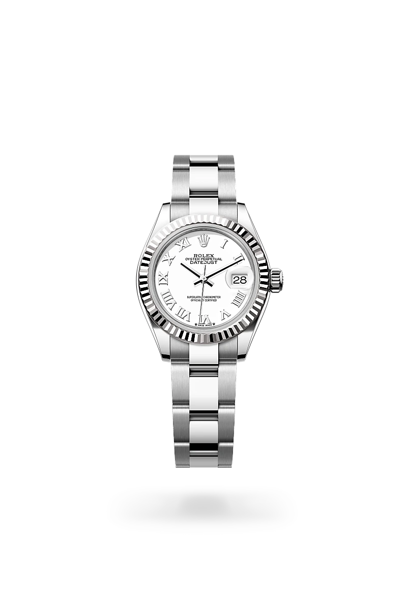 Rolex Lady-Datejust腕錶白色黃金鋼（蠔式鋼與白色黃金的組合）款，M279174-0020 - 永新鐘錶
